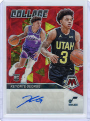 Keyonte George 2023-24 Panini Mosaic Collage Auto RC Choice