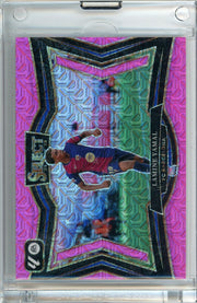 Lamine Yamal 2024-25 Panini Select La Liga pink mojo prizm #'d 123/179