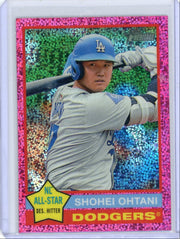 Shohei Ohtani 2025 Topps Heritage Pink Sparkle