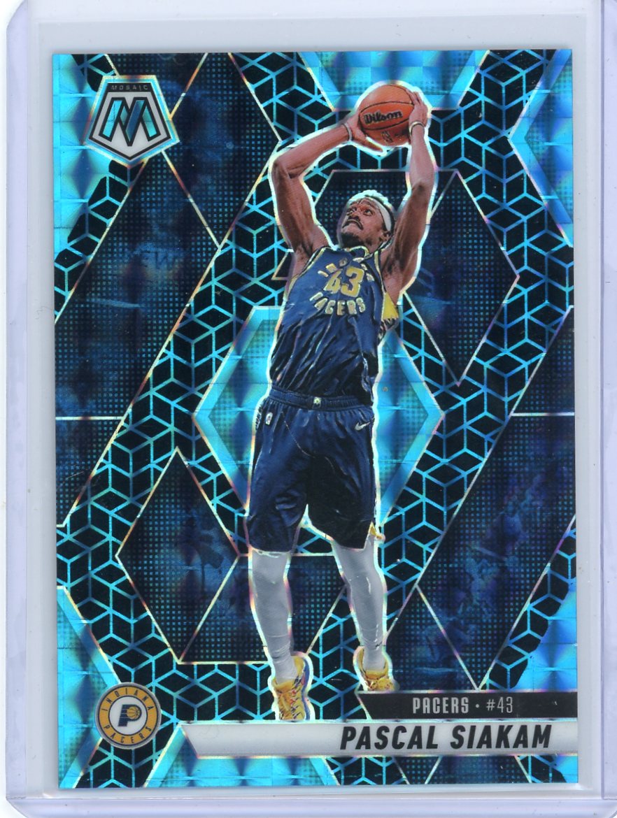 Pascal Siakam 2024-25 Panini Mosaic Spectris Blue FOTL Mosaic #'d 17/25