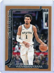 Victor Wembanyama 2025 Topps Basketball Gold #'d 1534/2025