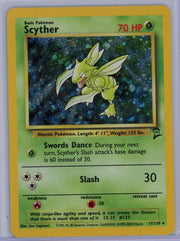 Scyther Pokemon Base Set 2 Holo Rare #17/130
