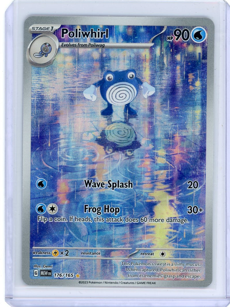 Poliwhirl 2023 Pokemon rare holo 176/165