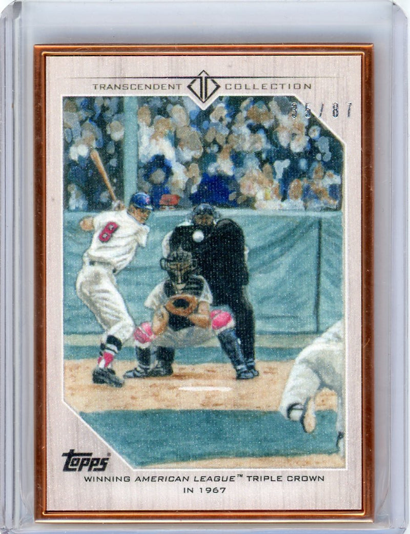 Carl Yastremski 2017 Topps Transcendent MLB Moments 