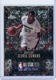 Cedric Coward 2025-26 Topps Chrome Cactus Jack ASG laser ref. rc #'d 20/25