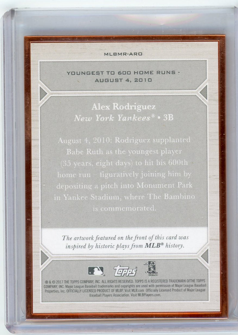 Alex Rodriguez 2017 Topps Transcendent MLB Moments 