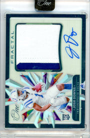 Josh Downs 2023 Panini One Fractal RPA #'d 13/60 RC (Sealed)
