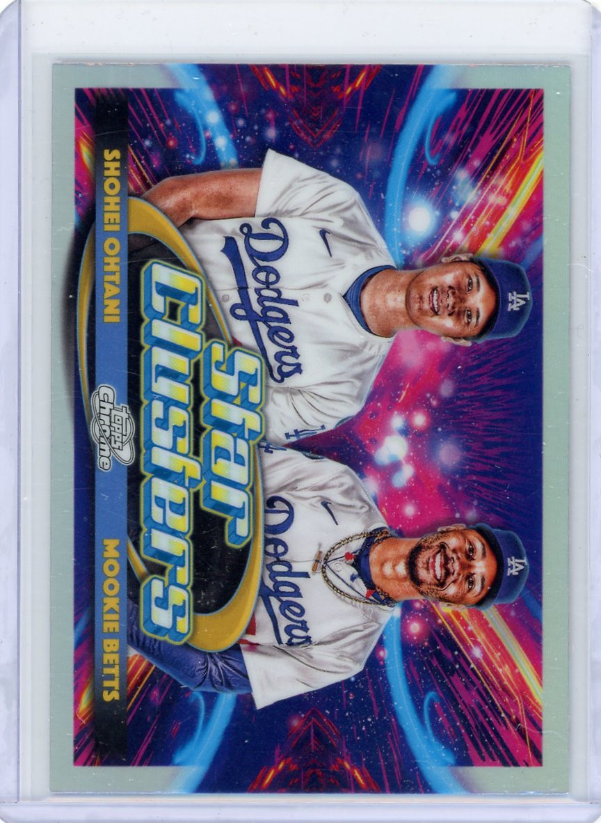 S. Ohtani/M. Betts 2025 Topps Chrome Cosmic Star Clusters