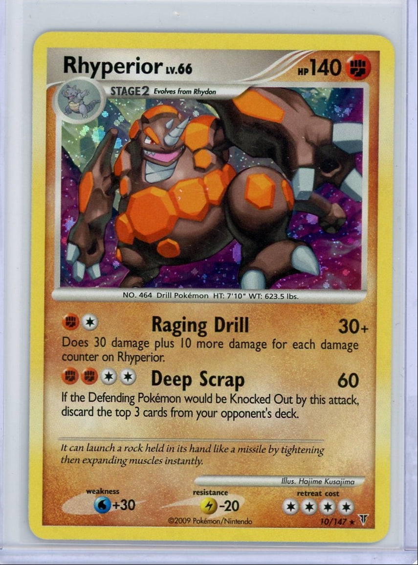 Pokemon Rhyperior Figure Rhyperior Pokémon Supreme Victors Holo #10/147 – Piece Of The Game