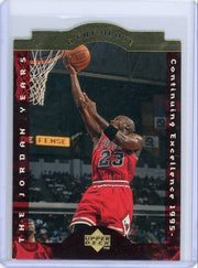 Michael Jordan 1996 Upper Deck A Cut Above die-cut