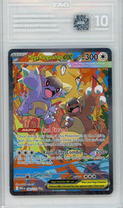Mega Kangaskhan ex Pokemon Mega Evolution Base Set Special Illustration Rare #182/132 TAG 10