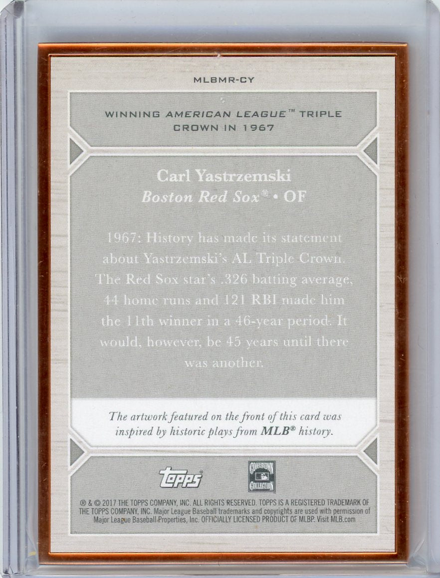 Carl Yastremski 2017 Topps Transcendent MLB Moments #'d 35/87