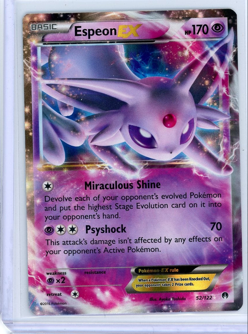 Espeon EX 2016 Pokemon BREAKthrough #52/122