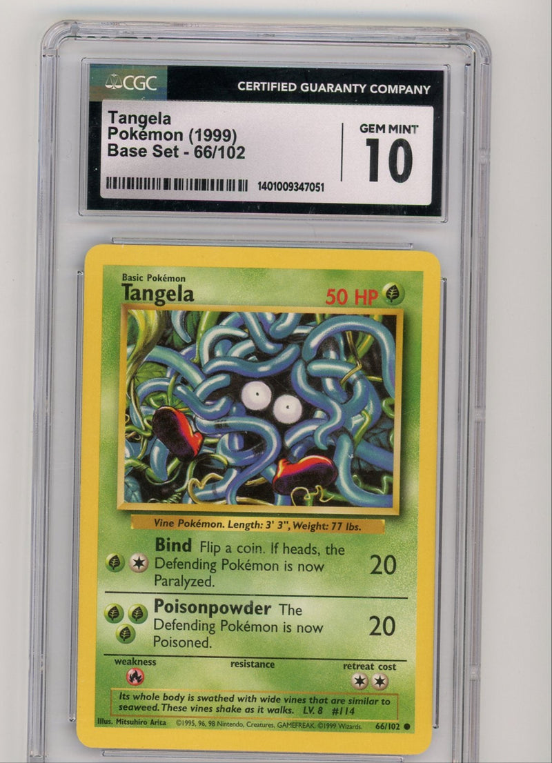 Tangela 1999 Pokemon Base Set non holo 