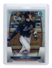 Brett Baty 2023 Bowman Chrome NSCC base rookie card