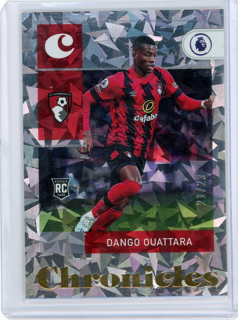 Dango Ouattara 2022-23 Panini Chronicles EPL cracked ice rookie card 