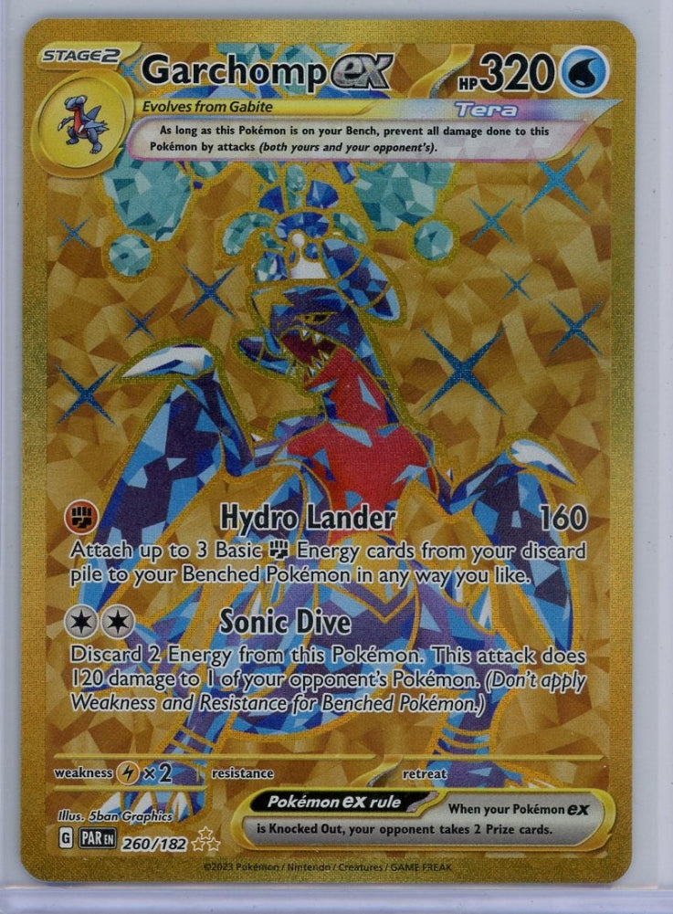 Garchomp EX 2023 Pokémon Paradox Rift #260/182