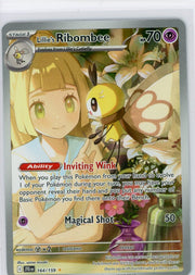 Lillie's Ribombee Pokémon Journey Together Illustration Rare 164/159