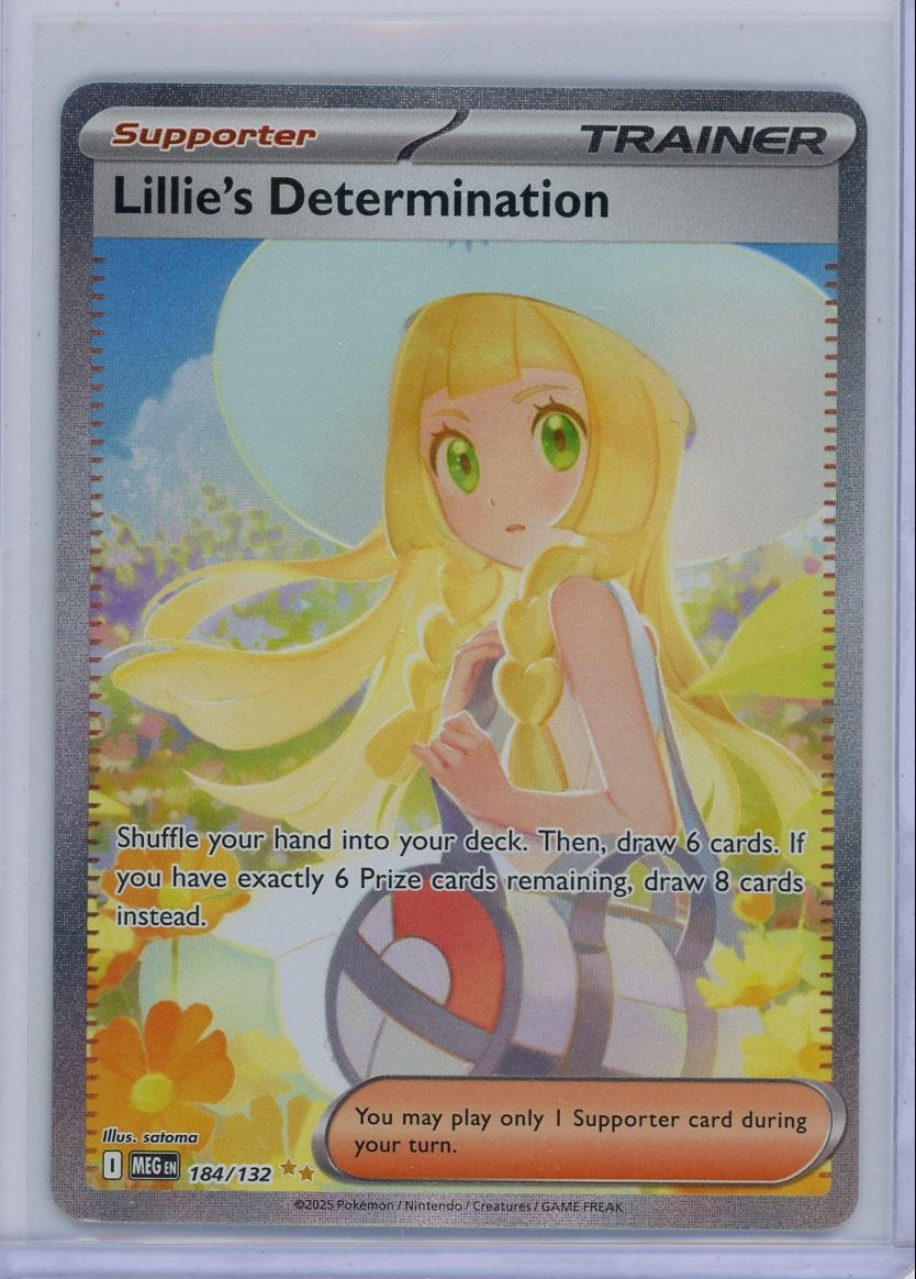 Lillie's Determination Pokémon Mega Evolution Special Illustration Rare #184/132