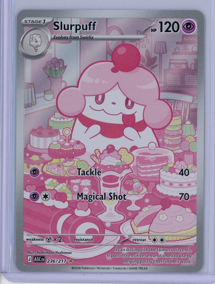 Slurpuff 2025 Pokémon Ascended Heroes Illustration rare #236/217