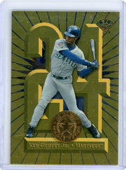 Ken Griffey Jr. 1997 Leaf 22 Karat Gold Leaf Stars #'d 1531/2500