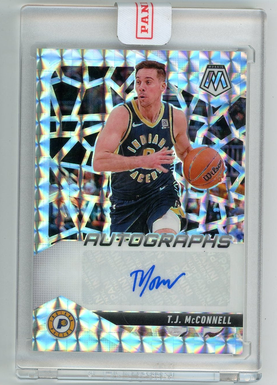 T.J. McConnell 2024-25 Panini Mosaic Autographs Auto (Sealed)