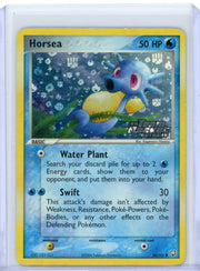 Horsea Pokémon EX Team Rocket Returns Reverse Holo #58/109