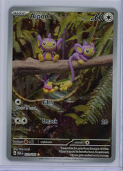 Aipom Pokémon Paradox Rift Illustration Rare #211/182