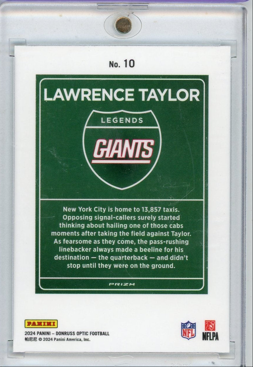 Lawrence Taylor 2024 Panini Donruss Optic Downtown