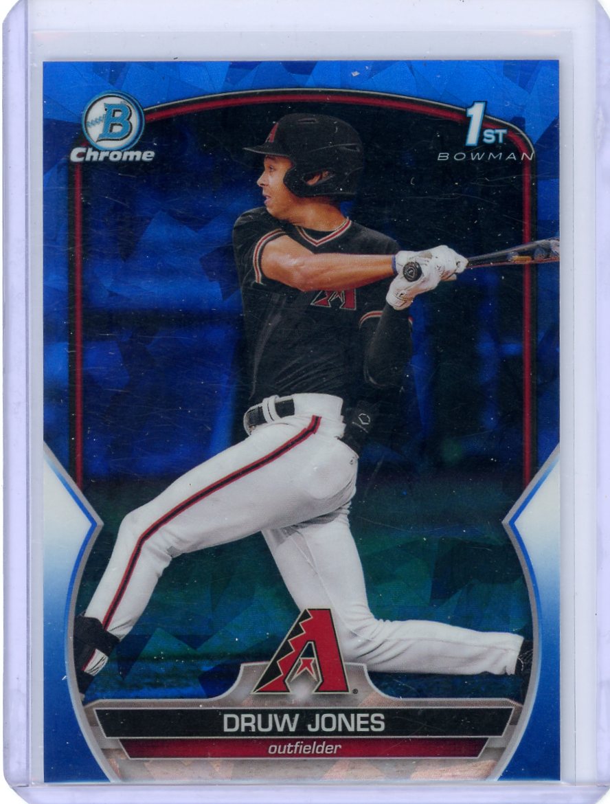 Druw Jones 2023 Bowman Chrome Sapphire 1st