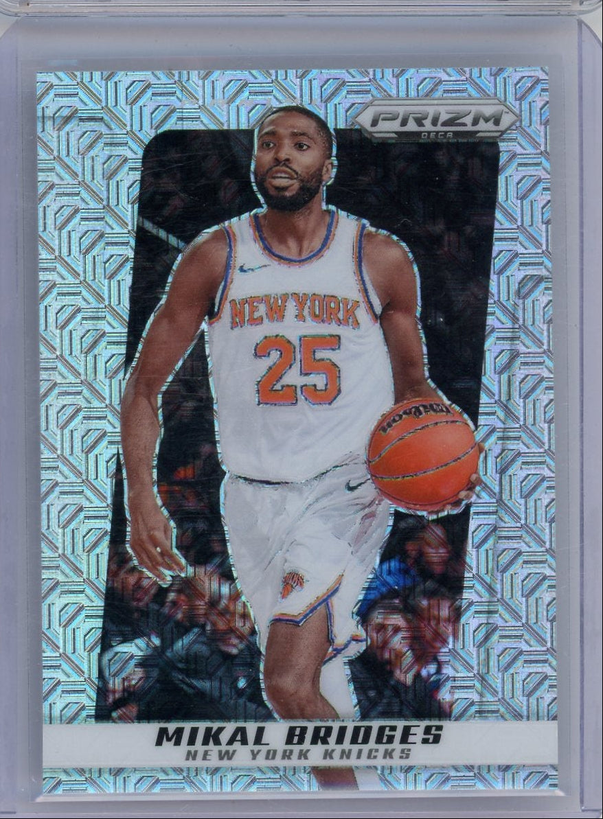 Mikal Bridges 2024-25 Panini Prizm Deca Mojo Prizm #'d 16/25