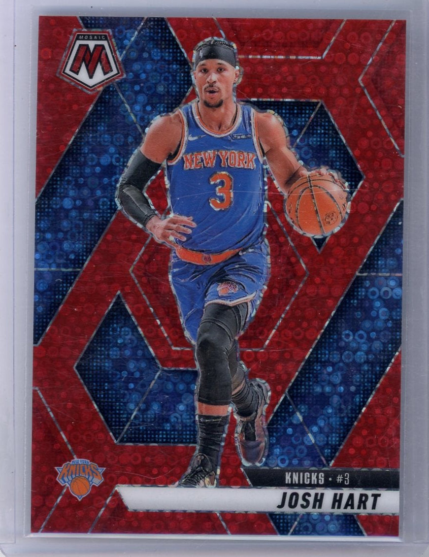 Josh Hart 2024-25 Panini Mosaic Fastbreak Red #'d 58/99