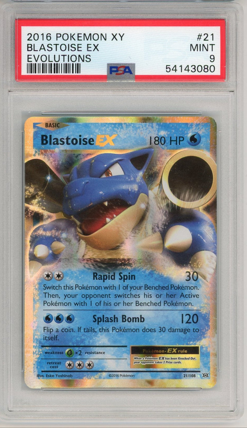 Blastoise EX Pokémon XY Evolutions Ultra-Rare 