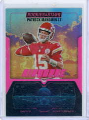 Patrick Mahomes 2025 Panini Rookies & Stars Airborne Pink #'d 24/75