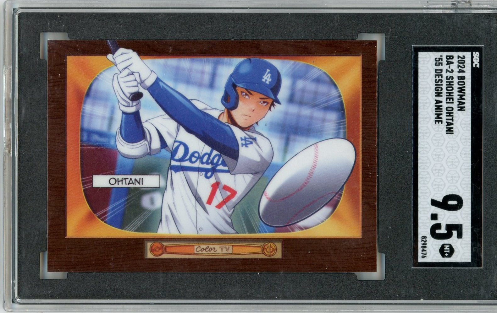 Shohei Ohtani 2024 Bowman 1955 Anime Design SGC 9.5