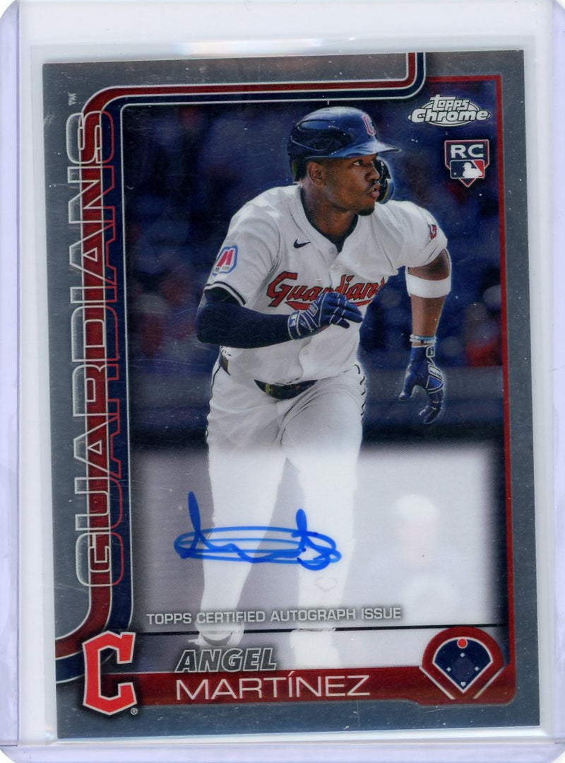 Angel Martinez 2025 Topps Chrome autograph rookie card