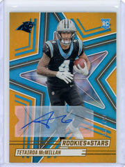 Tetairoa McMillan 2025 Panini Rookies & Stars Auto Orange #'d 162/199