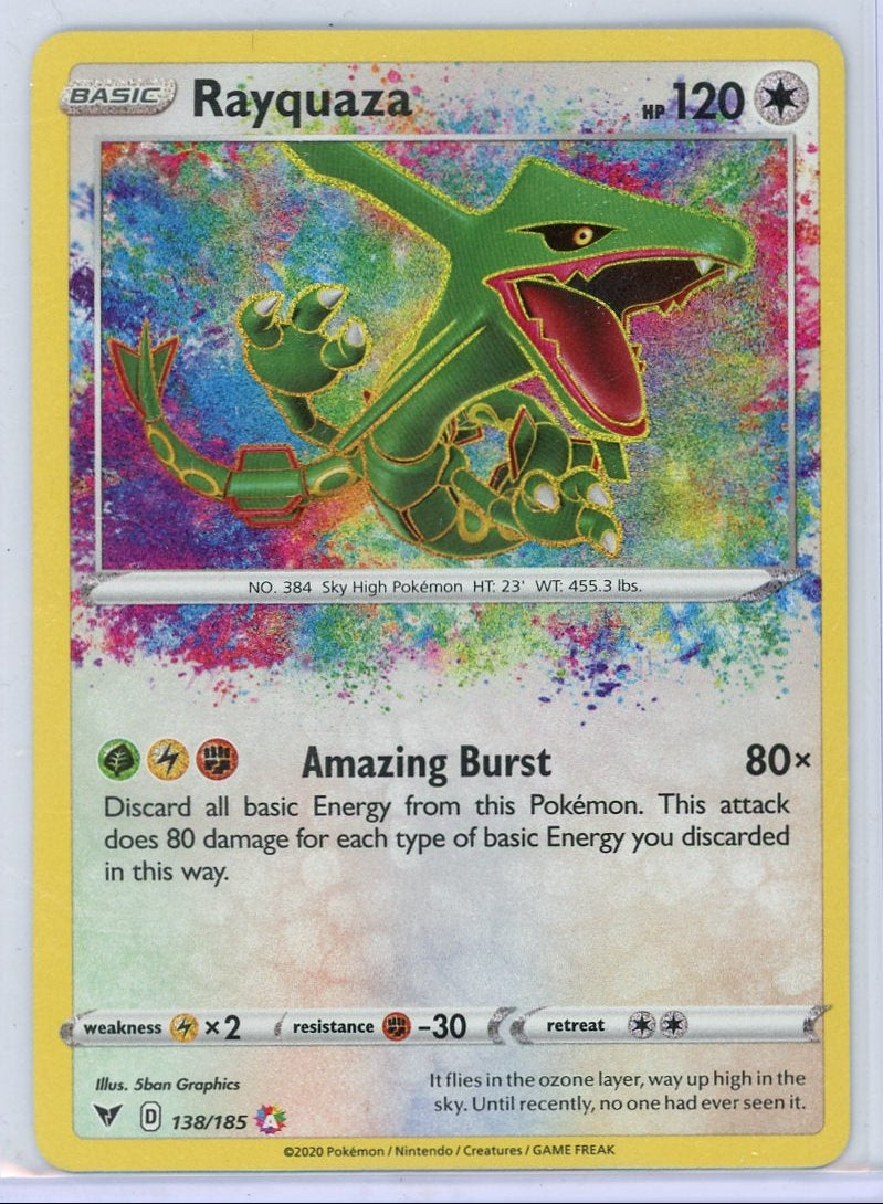 Rayquaza 2020 Pokémon Vivid Voltage #138/185
