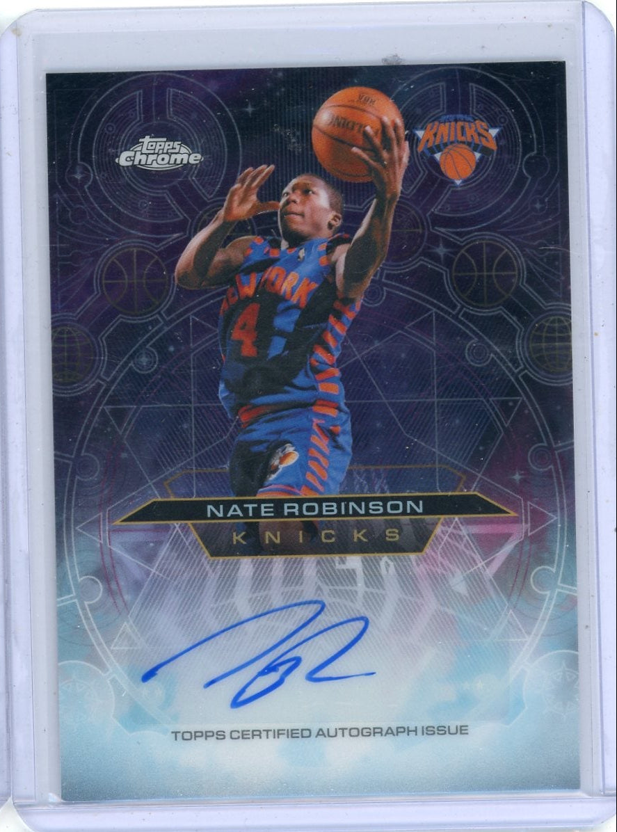 Nate Robinson 2025-26 Topps Chrome Chromographs autograph