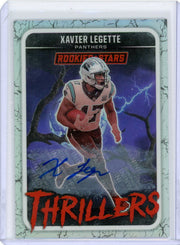 Xavier Legette 2025 Panini Rookies & Stars Thrillers Auto #'d 42/99