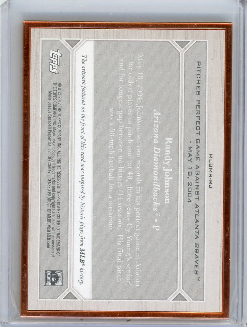 Randy Johnson 2017 Topps Transcendent MLB Moments 