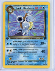 Dark Blastoise Pokémon Team Rocket 1st Edition Non Holo #20/82