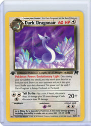 Dark Dragonair Pokémon Team Rocket 1st Edition Non Holo #33/82