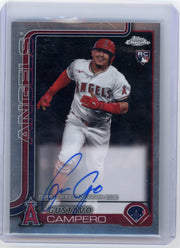 Gustavo Campero 2025 Topps Chrome autograph rookie card