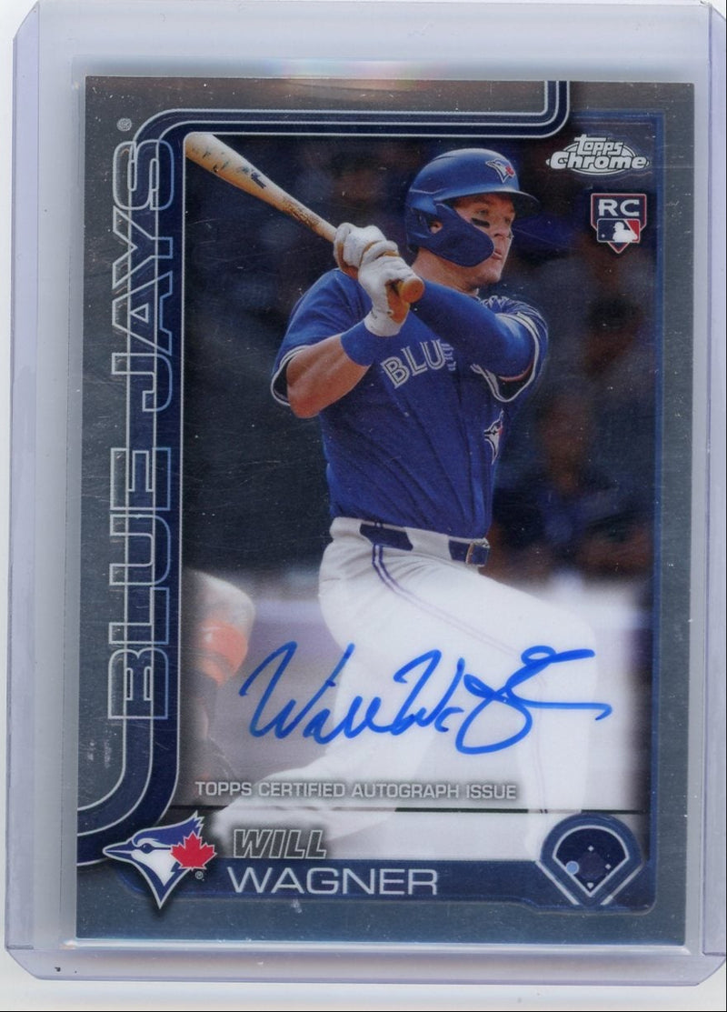 Will Wagner 2025 Topps Chrome autograph rookie card