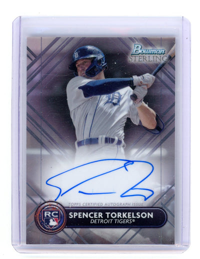 Spencer Torkelson 2022 Bowman Sterling Autograph Rookie Card