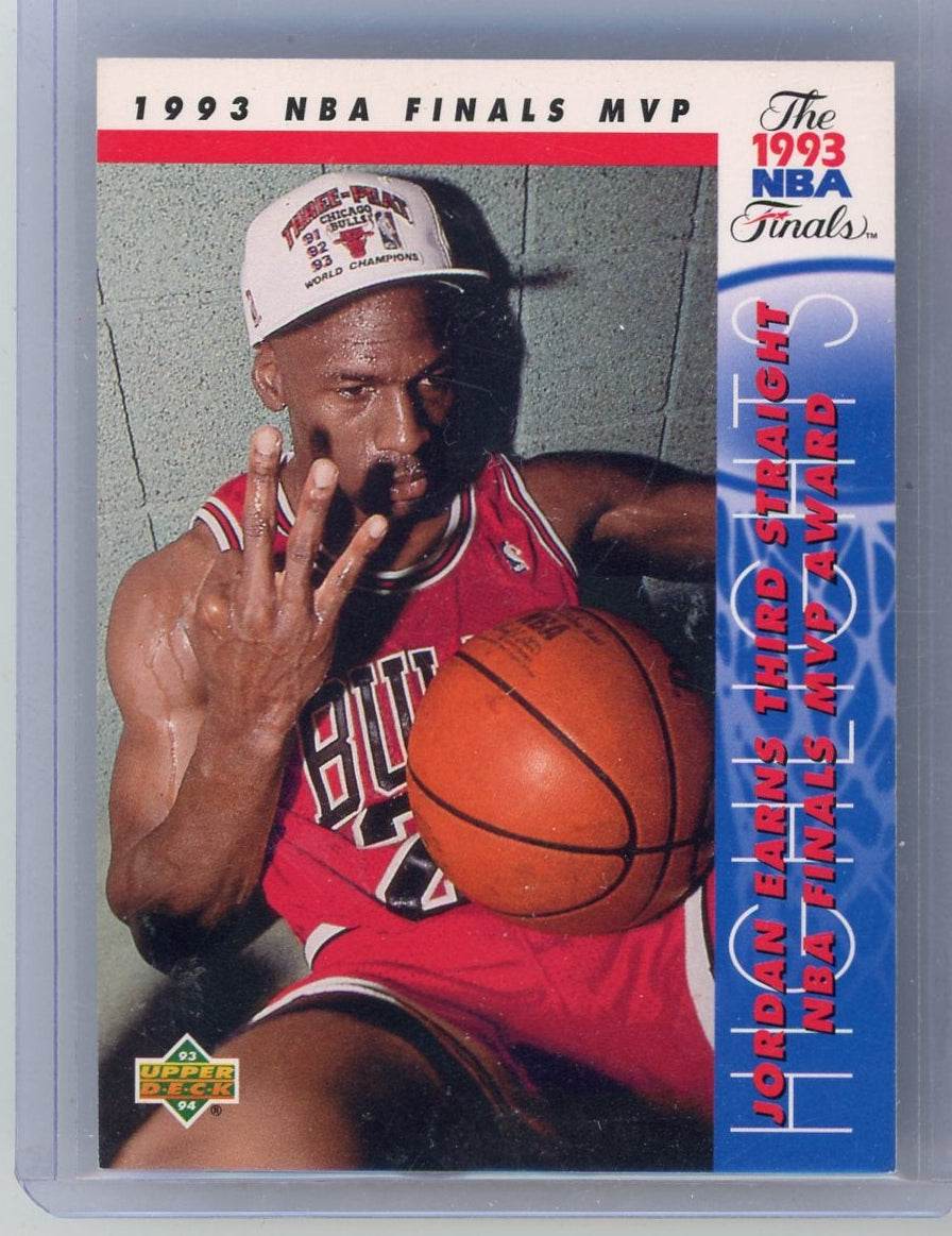 Michael Jordan 1993 Upper Deck 1993 NBA Finals MVP #204