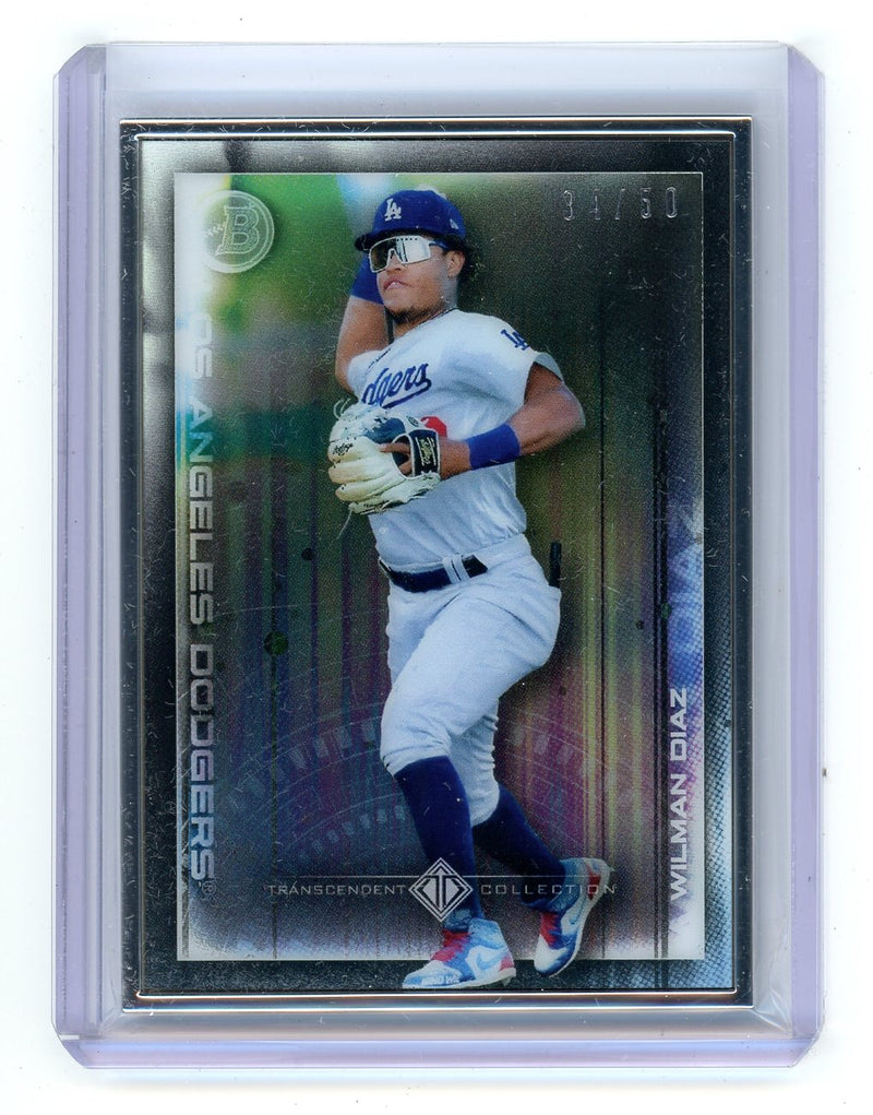 Wilman Diaz 2022 Bowman Transcendent Collection Bowman Icons /50 variation