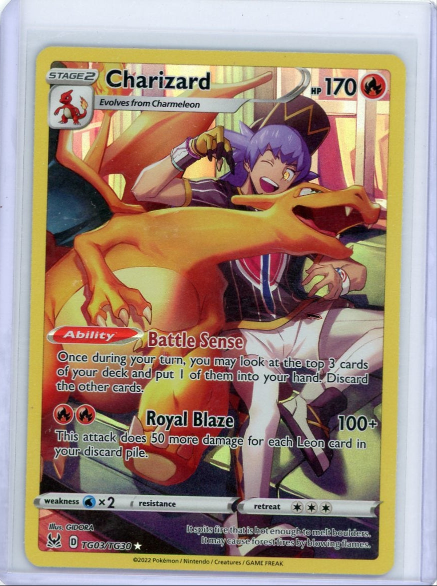 Charizard 2022 Pokemon Lost Origin Trainer Gallery #TG03/TG30
