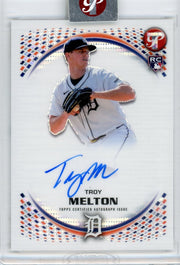 Troy Melton 2026 Topps Pristine Autographs Rookie Refractor #PA-TM
